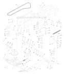 Page C Diagram and Parts List for WE12538D  Weed Eater Lawn Tractor
